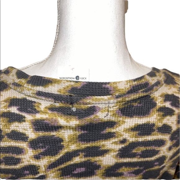 RDI Brown Pink Chettah Long Sleeve Top Size Large | NWT - Picture 5 of 5